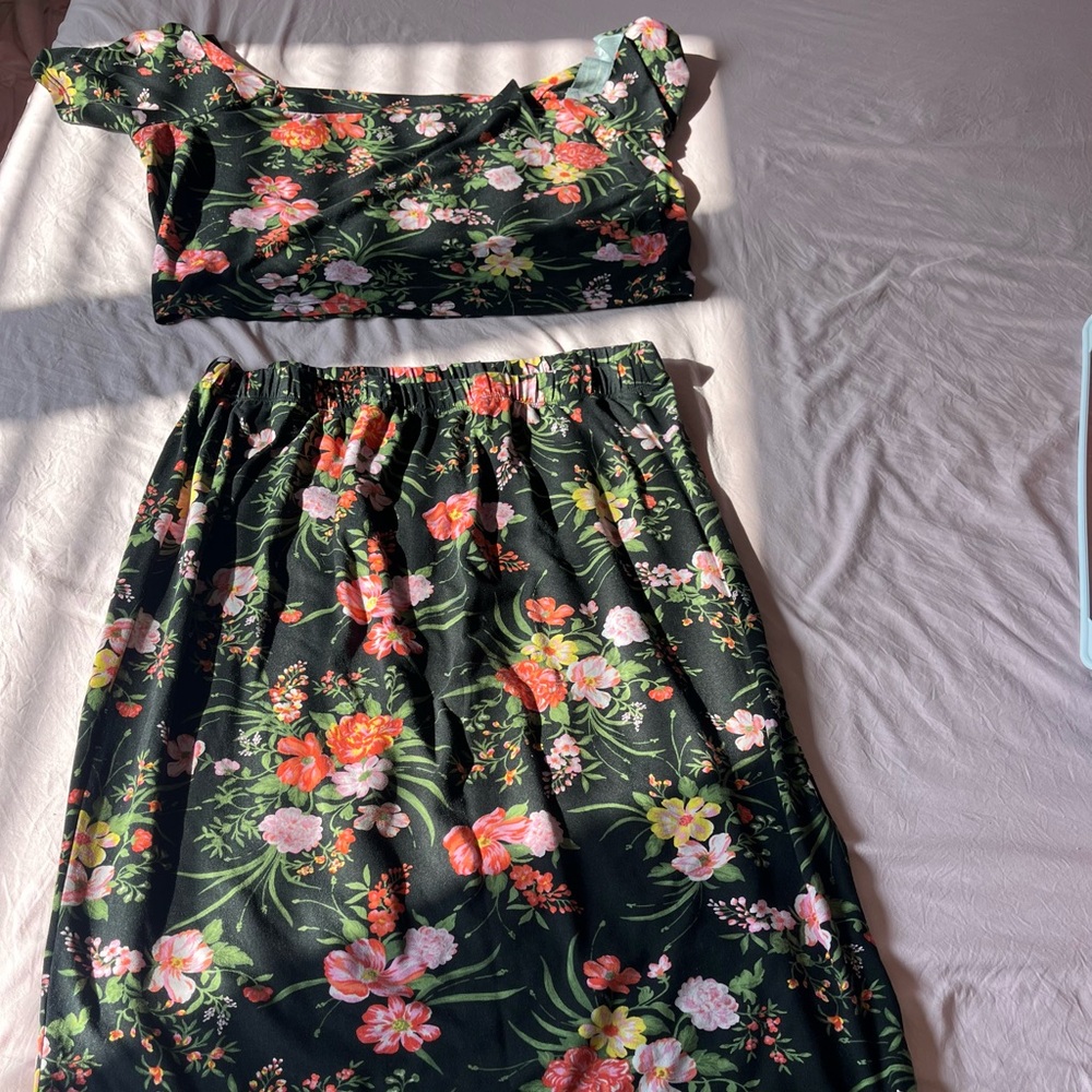 Floral Two-Piece Set